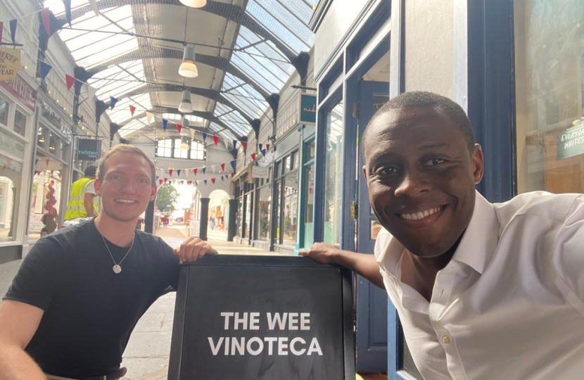 Bim at The Wee Vinoteca