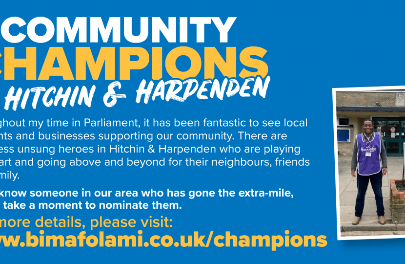 Community Champions Graphic