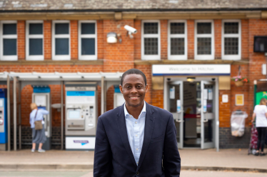 Bim at Hitchin Train Station